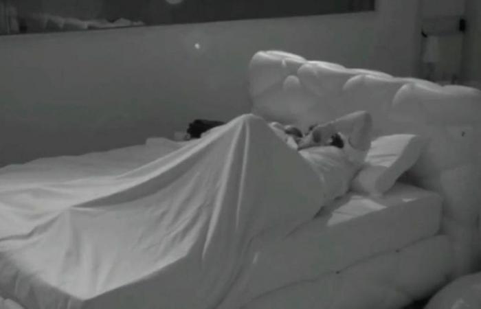 Oriana y Daniele bajo las sábanas, Andrea espeta