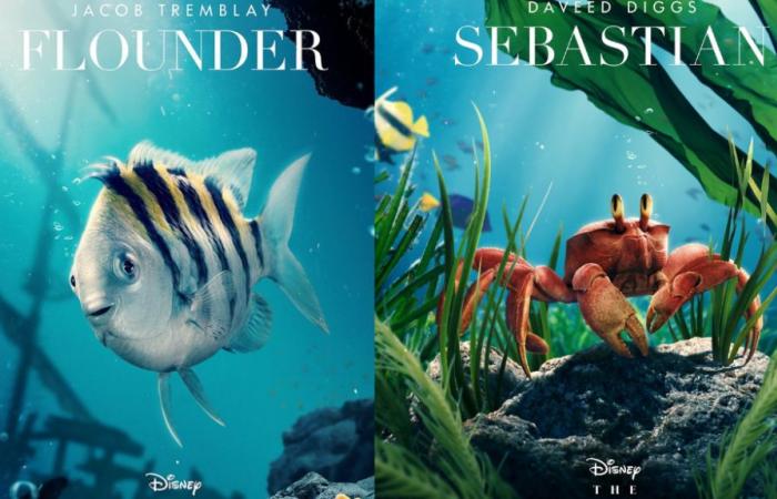 A nadie le gusta La Sirenita, Flounder y Sebastian en la nueva película live-action
