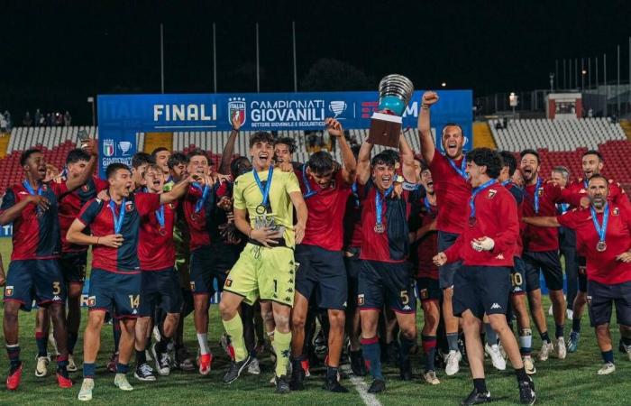 Génova Sub 18, el sueño es realidad: los rossoblù son campeones de Italia