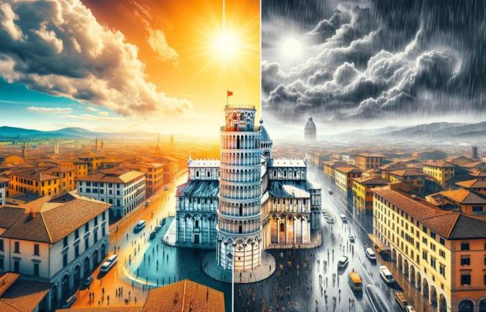El tiempo en Pisa, el pronóstico para mañana sábado 15 de junio