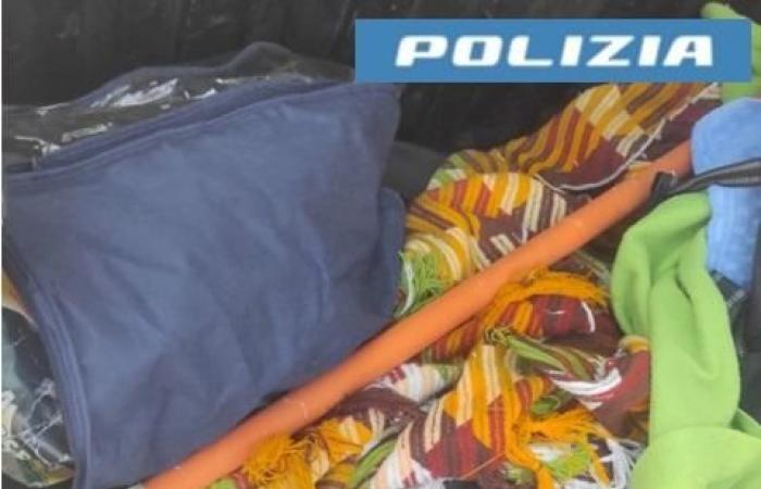 Viterbo – Robo en la gasolinera, el palo utilizado en el ataque también fue encontrado en el coche detenido