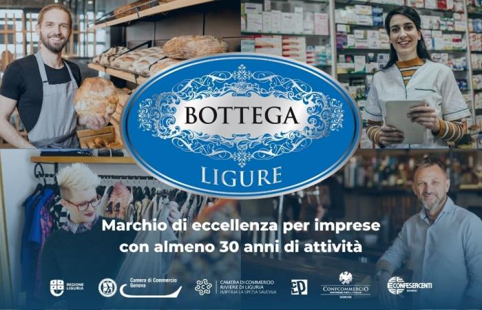 La región de Liguria, el sistema de cámaras de comercio y las asociaciones profesionales presentan “Bottega ligure”, la nueva marca de calidad para empresas con al menos 30 años de actividad — italiano