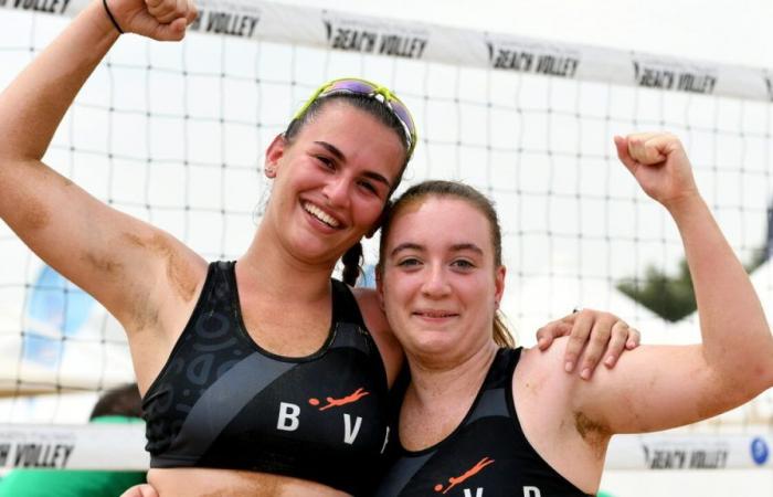Los nuevos campeones italianos sub 20 de voleibol playa son ambos de Treviso