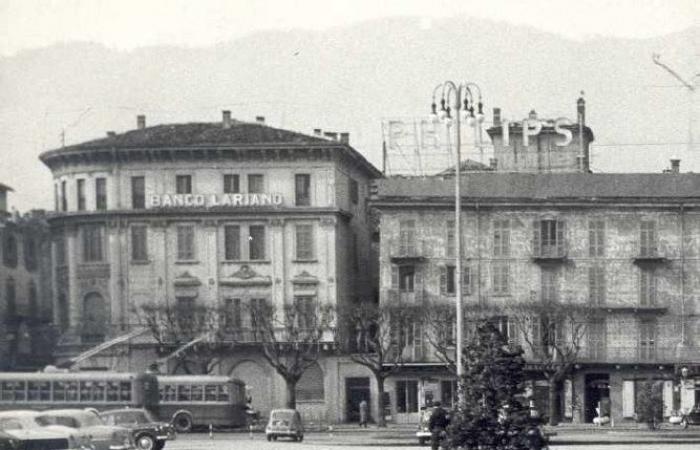 Trolebuses, edificios desaparecidos y parterres artísticos: el Como antiguo en blanco y negro en el expediente del antiguo hotel San Gottardo