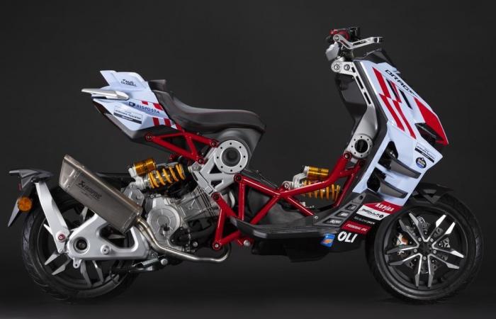 Italjet Dragster Gresini Racing MotoGP Replica: el scooter se convierte en carrera