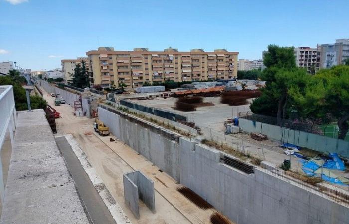 Inspección del concejal de Ciliento en Andria en las obras de soterramiento de la línea ferroviaria