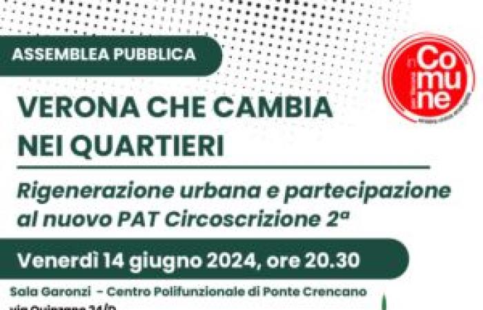 “Verona cambia en los barrios”: Bertucco recoge ideas para el nuevo PAT en el 2º distrito