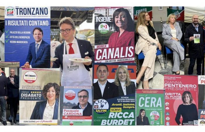 Elecciones región Piamonte y Parlamento Europeo, 8 y 9 de junio de 2024. Votos preferentes. En Santeña