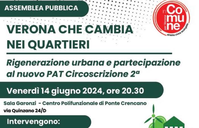 “Verona cambia en los barrios”: Bertucco recoge ideas para el nuevo PAT en el 2º distrito