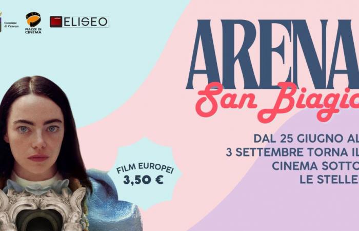 Cine Cesena – Arena de verano de San Biagio 2024: cine bajo las estrellas de junio a septiembre