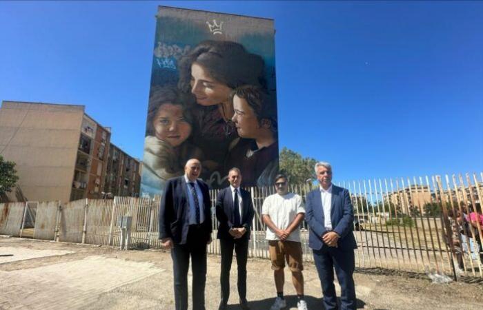 “Esperanza”, nuevo mural de Giulio Rosk en Sperone en Palermo Agencia Italpress