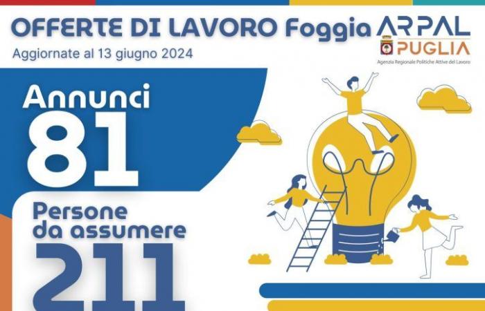 Centros de empleo Foggia y provincia: más de 200 perfiles buscados