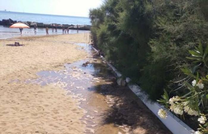 Alcantarillado al mar: el municipio prohíbe bañarse en la costa de Crotone hasta el cementerio