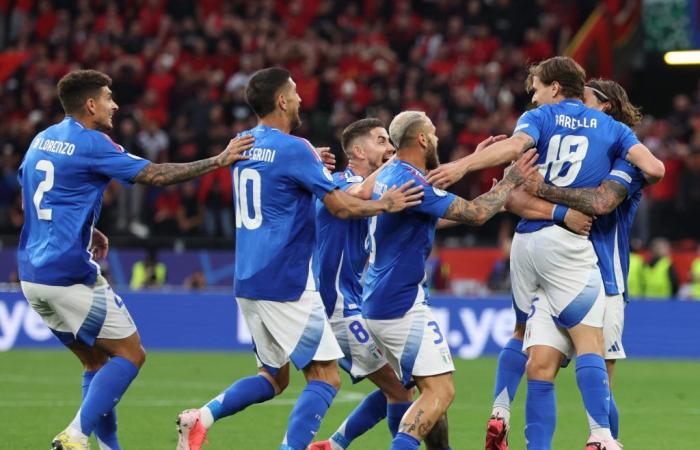 Euro 2024, Bastoni y Barella redimin a Italia tras el error de Dimarco: 2-1 ante Albania. Ahora el gran partido con España