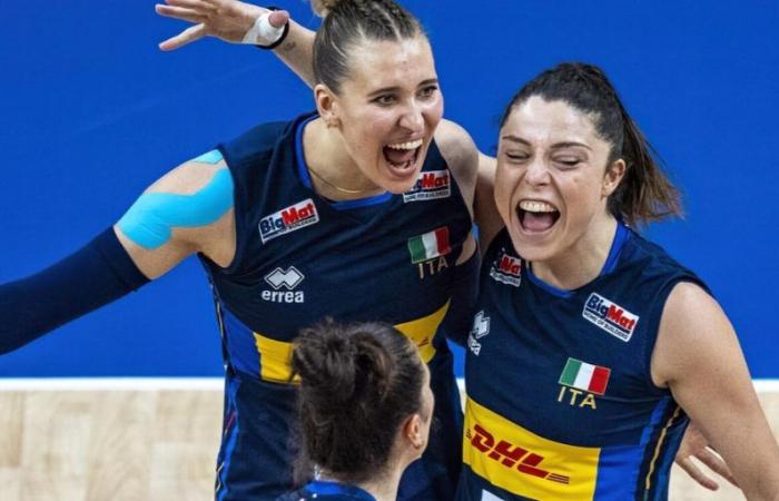 Italia-Estados Unidos 3-1 revive en vivo la Liga de las Naciones de Voleibol 2024: Egonu y Danesi lideran