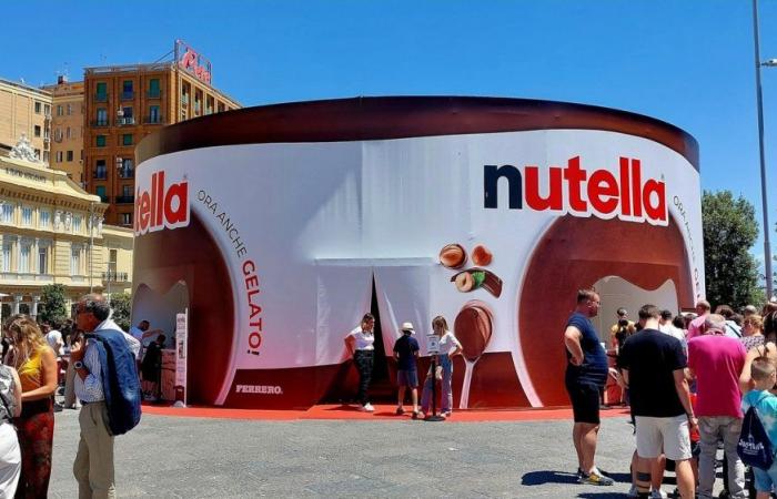 60 años de Nutella en Nápoles, Ferrero lo celebra con el nuevo “helado de Nutella”