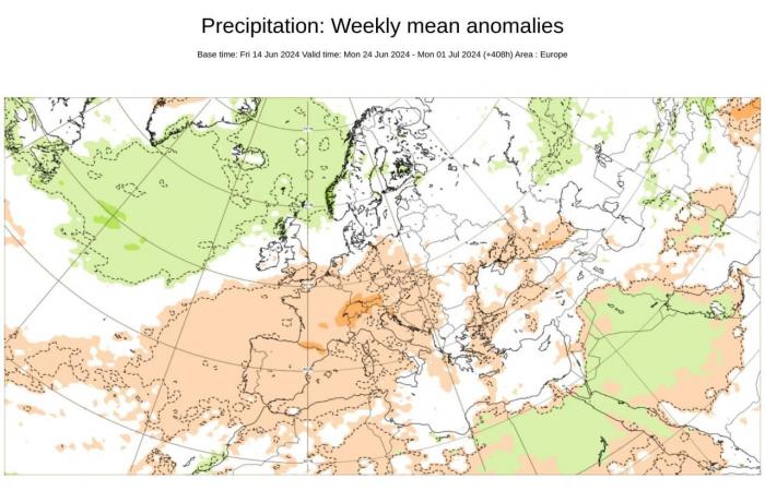 Pronóstico del tiempo. Habrá fuertes mal tiempo en Europa occidental y calor africano entre Italia y los Balcanes. Vídeo « 3B Tiempo