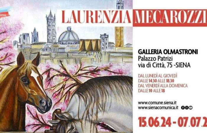Siena, la exposición de Laurenzia Mecarozzi en la galería Olmastroni del Palazzo Patrizi