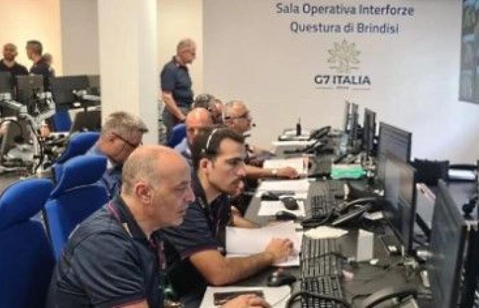 G7, seguridad gestionada por la Sala de Operaciones Conjuntas de Brindisi