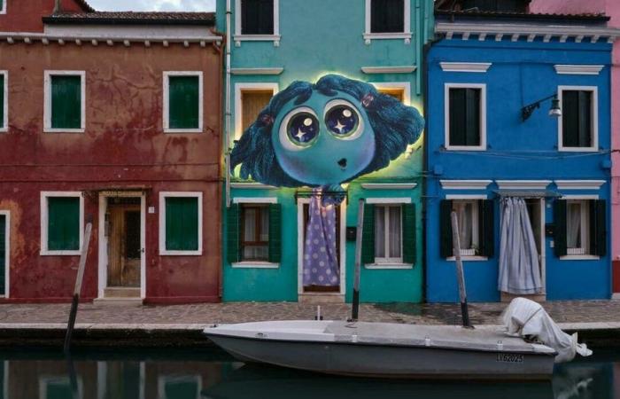 Burano, las coloridas casas se convierten en decorados de Disney para la secuela de “Inside Out”. Aquí están las “nuevas emociones”, protagonistas de la película