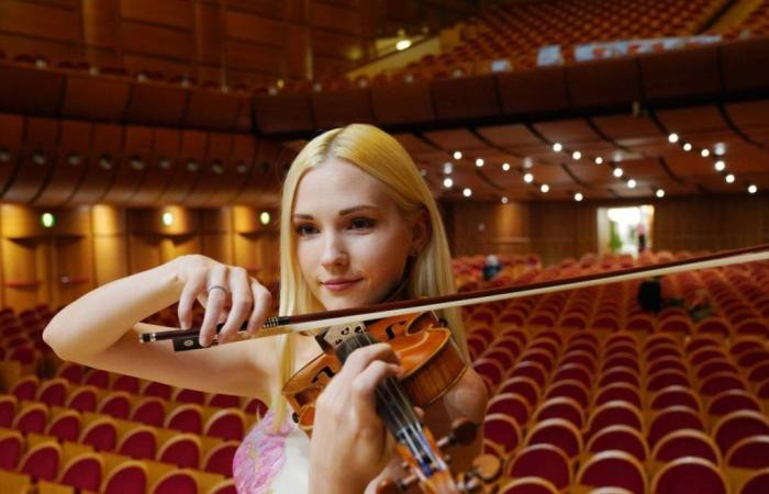 Quién es Anastasiya Petryshak, la violinista de “gran barriga” que tocó en el G7 con Bocelli