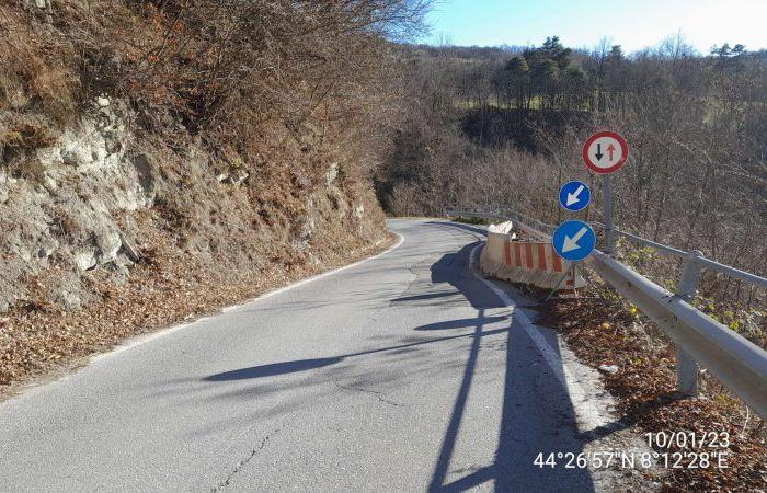 Gottasecca: la carretera entre Cuneese y Savona está cerrada por obras desde el 24 de junio