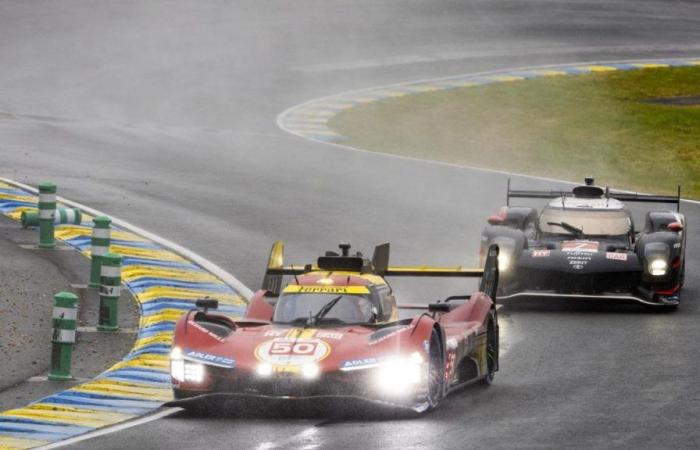24 Horas de Le Mans, el Ferrari de Calabria Antonio Fuoco camino de la victoria final