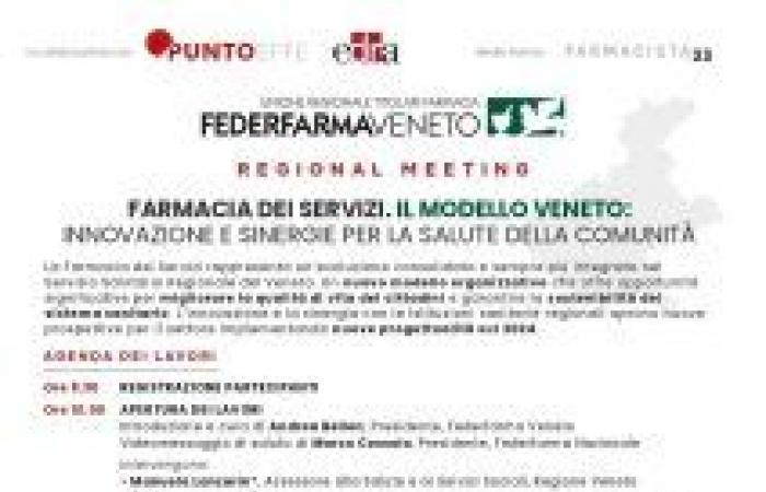 Federfarma Veneto: encuentro regional “Servicio de farmacia”