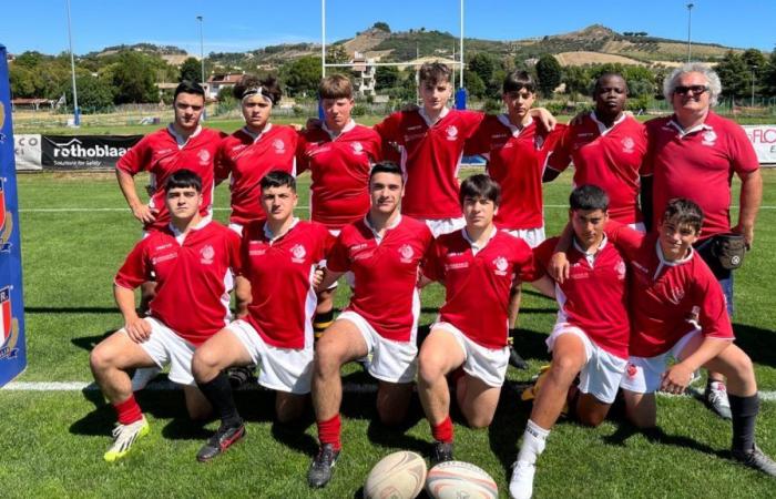Un fin de semana “azul” para los jóvenes de Fabriano Rugby