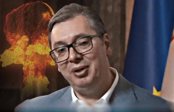El presidente serbio al borde de las lágrimas durante una entrevista ▷ “Estamos a sólo unos meses de la guerra”