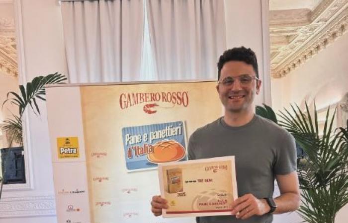 LuLa Trani de Luca Lacalamita entre las mejores panaderías de Italia 2025, premiada en Roma por Gambero Rosso.