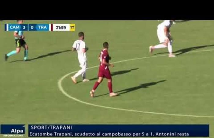 Fútbol. Masacre de Trapani, campeonato para Campobasso por 5 a 1. Antonini se queda (Entrevista) – Alpauno