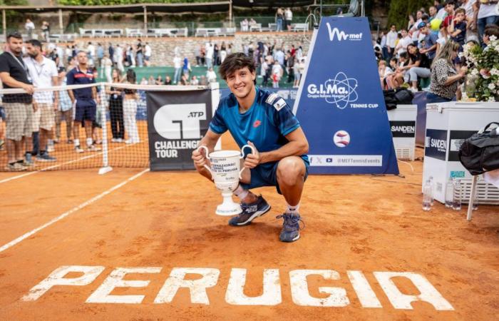 Desde Perugia: Luciano Darderi gana el torneo “Estoy feliz de ser el primer italiano en ganar en Perugia y feliz de haberlo hecho delante de mi familia”