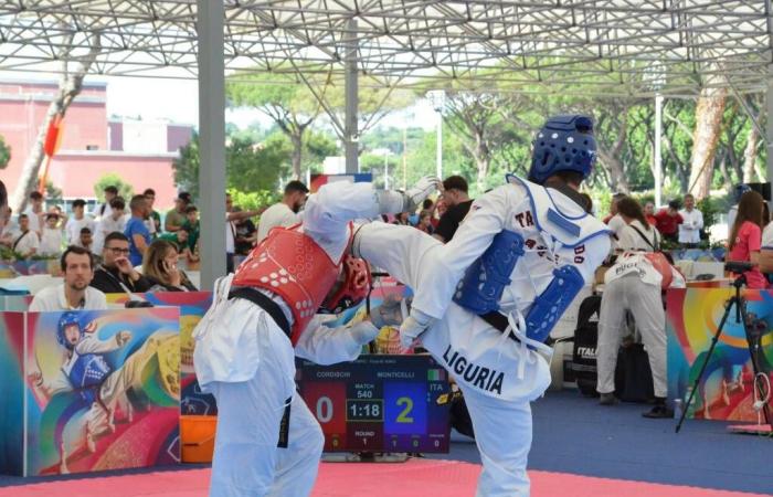 Taekwondo, dieciocho medallas de la Copa de Italia para la selección de Liguria