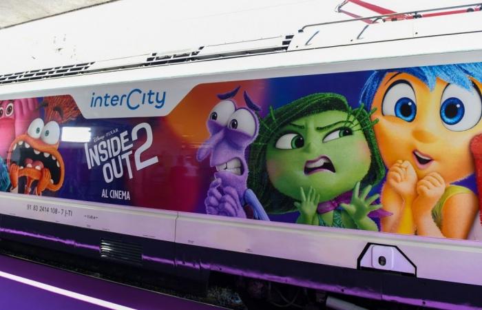 El Intercity presentado en Roma con los gráficos dedicados a Inside Out 2