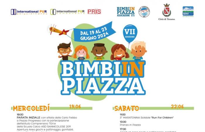 Teramo: Los niños comienzan mañana en la plaza de San Nicolò a Tordino