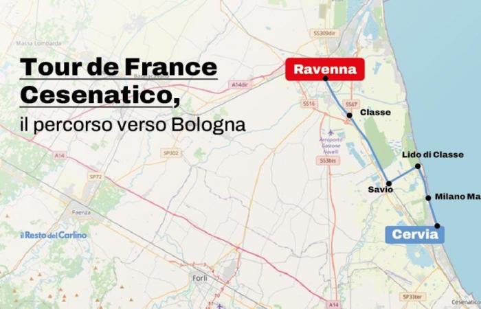 Tour de Francia en Rávena, cierres de carreteras y cambios en el tráfico: la lista completa