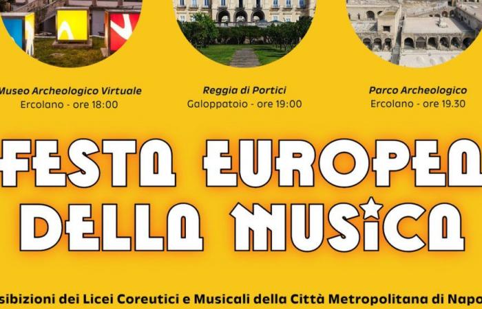 Festival Europeo de Música 2024, institutos de música en concierto en las excavaciones de Herculano, en el Mav y en el Palacio Real de Portici
