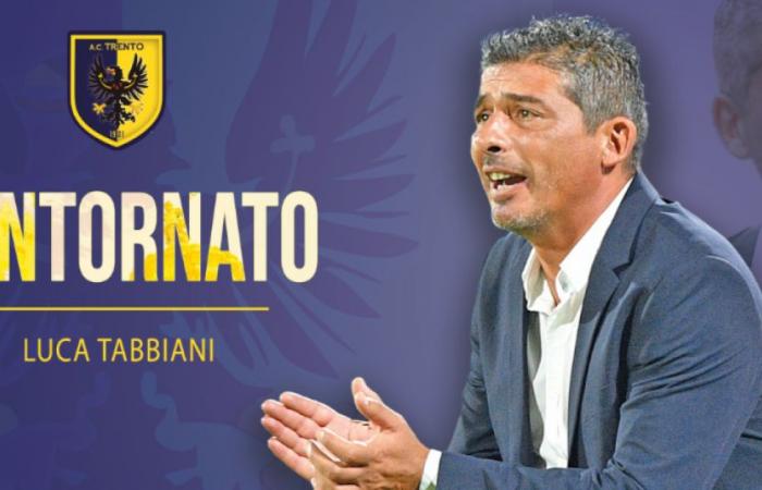 “Bienvenidos de nuevo”: Luca Tabbiani es el nuevo entrenador del Calcio Trento