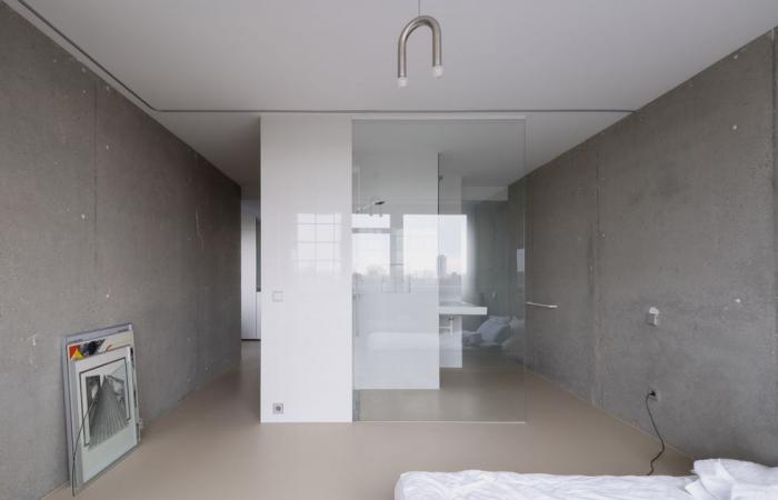 Un apartamento de 60 m2 todo de hormigón en Colonia