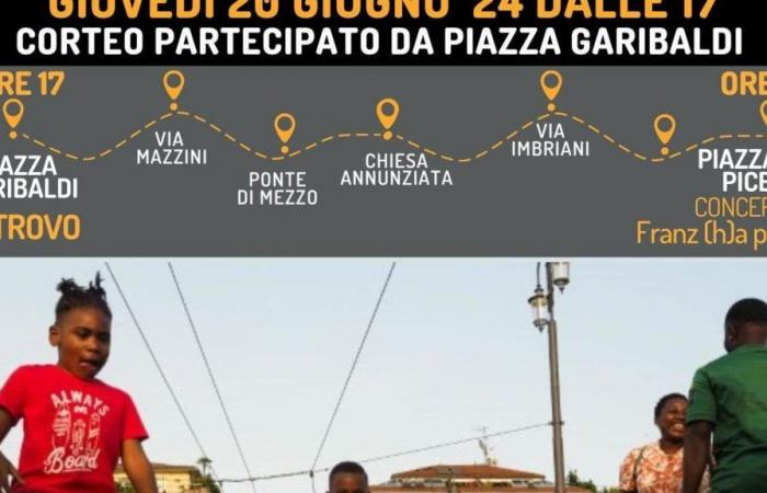 Día Mundial del Refugiado, una marcha organizada por inmigrantes en Parma