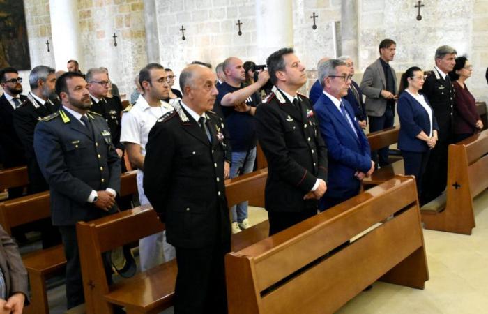 Misa en memoria del Carabiniere Sergio Ragno, en el 20 aniversario de su muerte