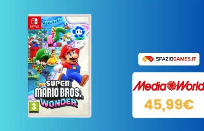 ¡SÚPER PRECIO para Super Mario Bros. Wonder de MediaWorld! ¡MENOS de 46€!