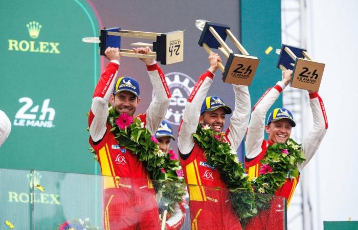 Fuoco, Molina, Nielsen: descubriendo el trío Ferrari que ganó Le Mans