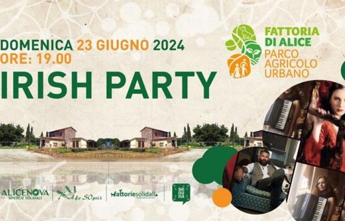 Fiesta irlandesa: música irlandesa y buena comida en Fattoria di Alice en Viterbo