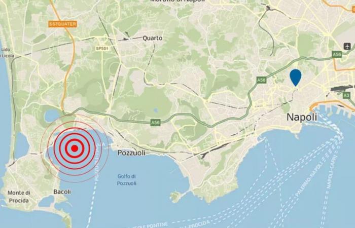 Terremoto en Campi Flegrei, la tierra todavía tiembla en la noche cerca de Nápoles: magnitud 3,4