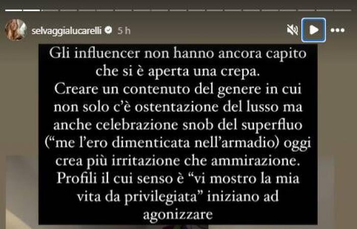 “Los influencers todavía no han entendido…”, critica Selvaggia Lucarelli a Paola Turani