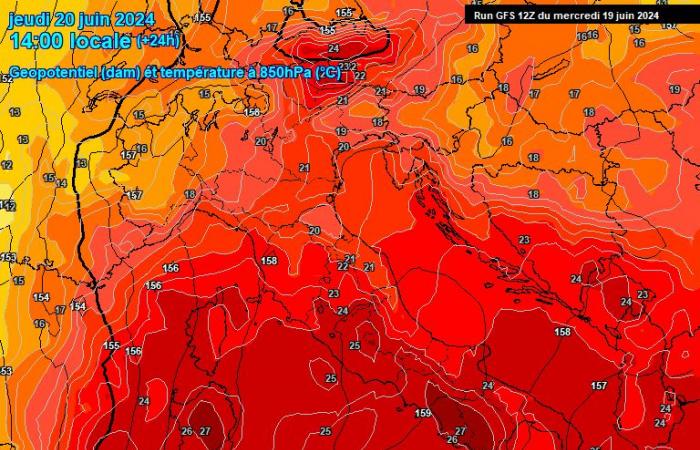 Sicilia: ¡todavía hace mucho calor en las próximas horas! A nivel local se esperan temperaturas cercanas a los +40°C