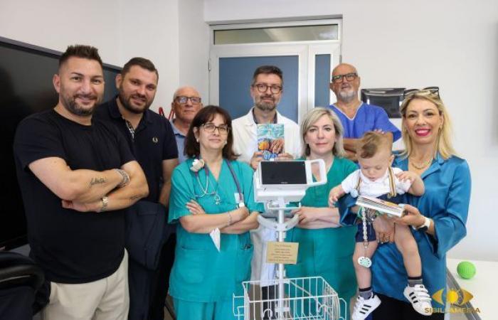 La máquina fue donada a la Unidad de Cuidados Intensivos Neonatales de Novara