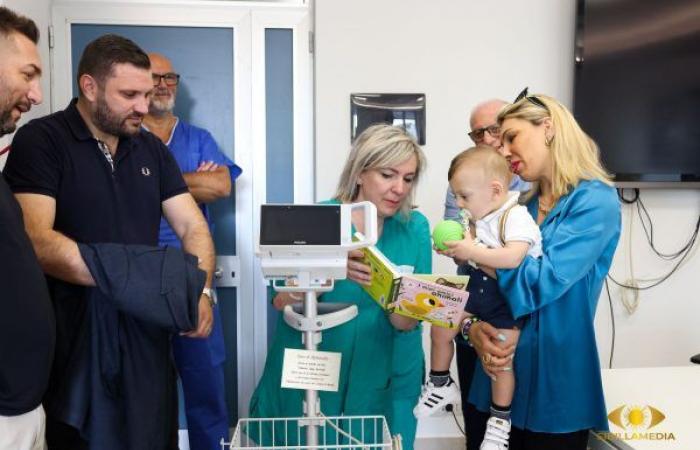 La máquina fue donada a la Unidad de Cuidados Intensivos Neonatales de Novara